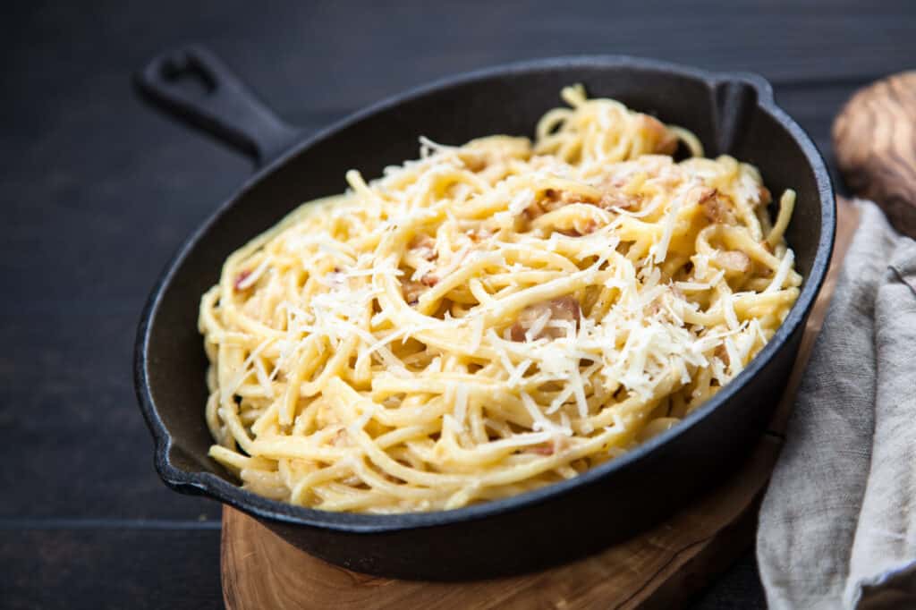 Spaghetti Carbonara einfrieren und auftauen