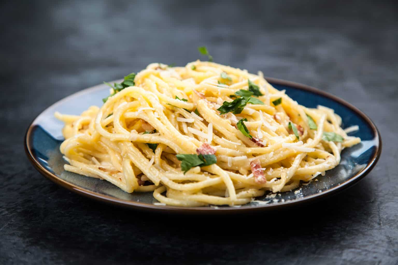 Spaghetti Carbonara einfrieren, auftauen und erwärmen